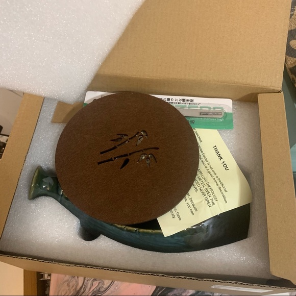 NEW Incense Waterfall Burner Ceramic Backflow Incense Holder Home Decor - Picture 12 of 13